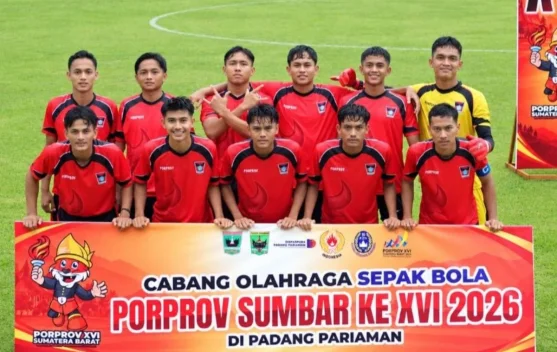 Enam Laga Warnai Hari Pertama Sepak Bola Porprov XVI Sumbar, Payakumbuh Menang 5-1