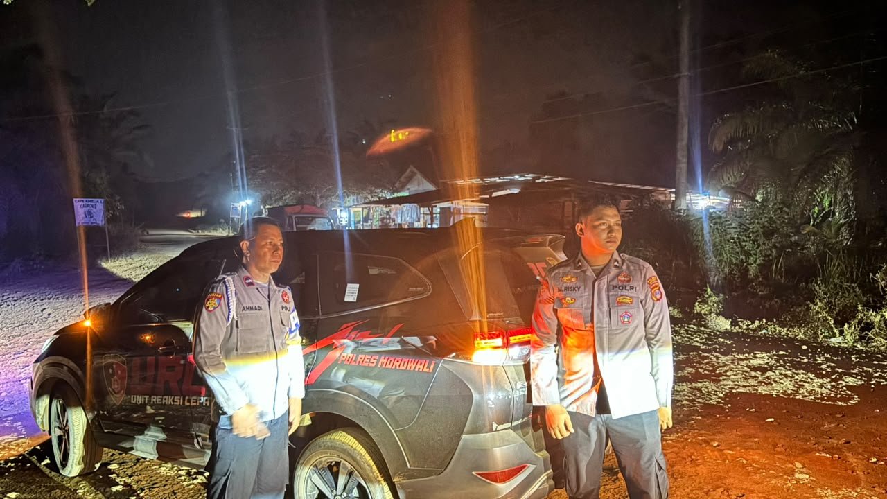 Kapolres Morowali Kerahkan Personel Polres Konawe Utara Redam Ketegangan di Area PT Askon Matarape