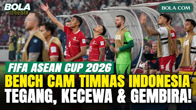 Bench Cam Timnas Indonesia vs Bangladesh: Ekspresi Tegang hingga Gembira