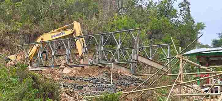 Jembatan Bailey di Seko Luwu Utara Masuki Perakitan, 6 Desa Terpencil Segera Terhubung