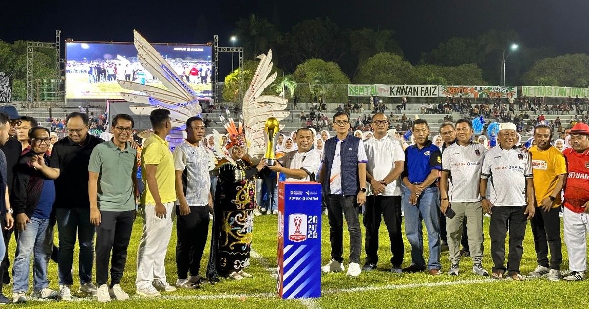 Pupuk Kaltim Cup 2026 Resmi Dibuka di Stadion Mulawarman, 15 Kelurahan Bontang Adu Gengsi