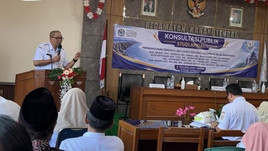Giant Sea Wall Demak Masuk Tahap Konsultasi AMDAL, DLH Soroti Dampak Ekosistem Pesisir