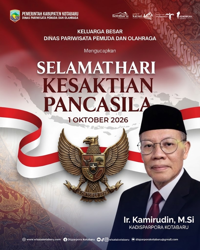 Kepala Disparpora Kotabaru Kamiruddin Tekankan Pancasila sebagai Fondasi Pemersatu Bangsa di Peringatan Hari Kesaktian 2026