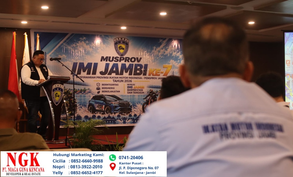 Musprov ke-7 IMI Jambi Dibuka di Hotel BW Luxury, Ketua Panitia Menangis Saat Bacakan Laporan
