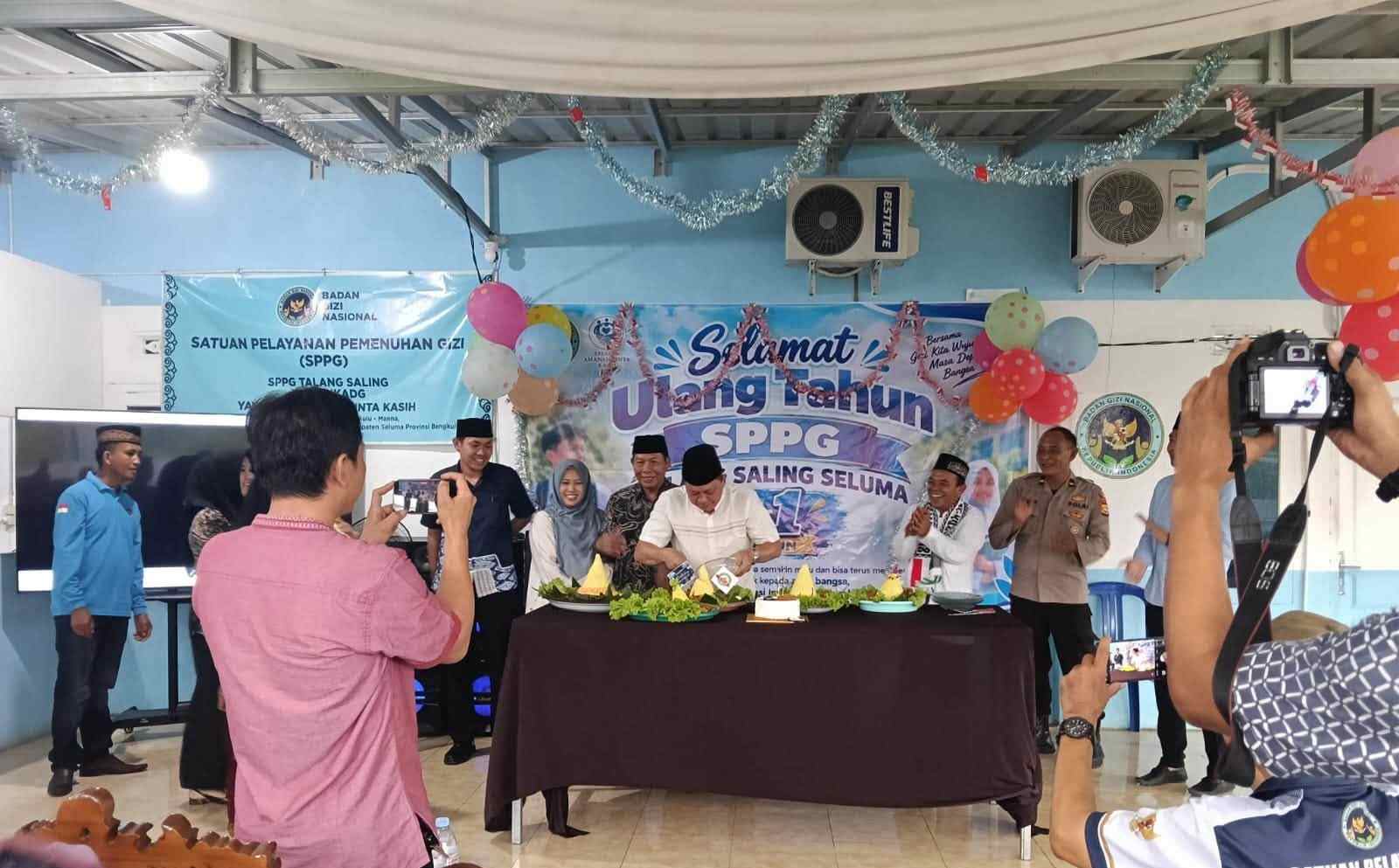 Pemkab Seluma Apresiasi Satu Tahun SPPG Talang Saling, Evaluasi Program Gizi Anak Jadi Fokus