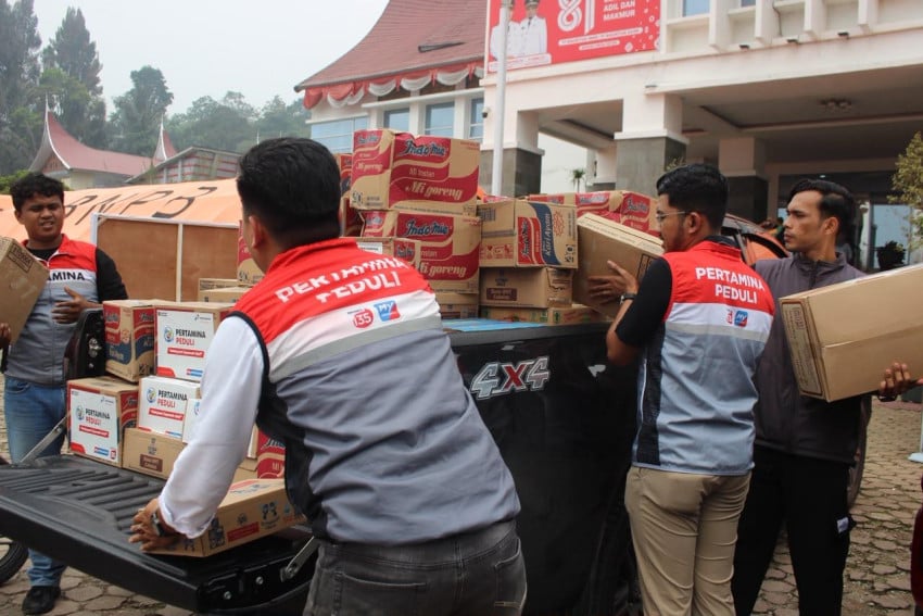 Pertamina Patra Niaga Kirim Bantuan Kedua untuk Korban Galodo Solok