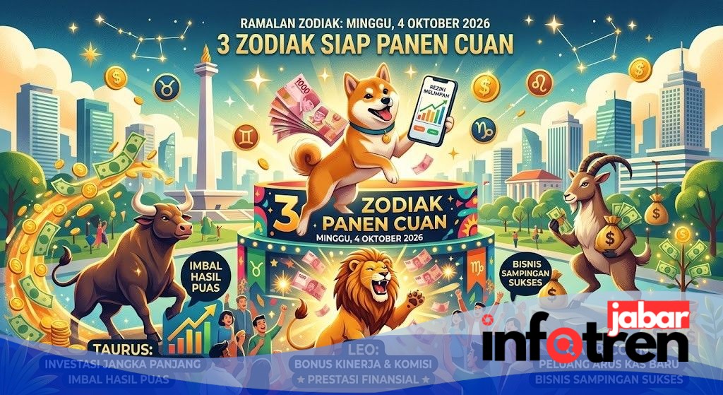 Ramalan Zodiak Minggu 4 Oktober 2026: 3 Zodiak Panen Cuan