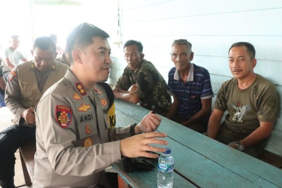 Polres Lingga Edukasi Warga Marok Tua soal Bahaya Karhutla, Ratusan Hektare Lahan Terbakar Sejak Agustus 2026