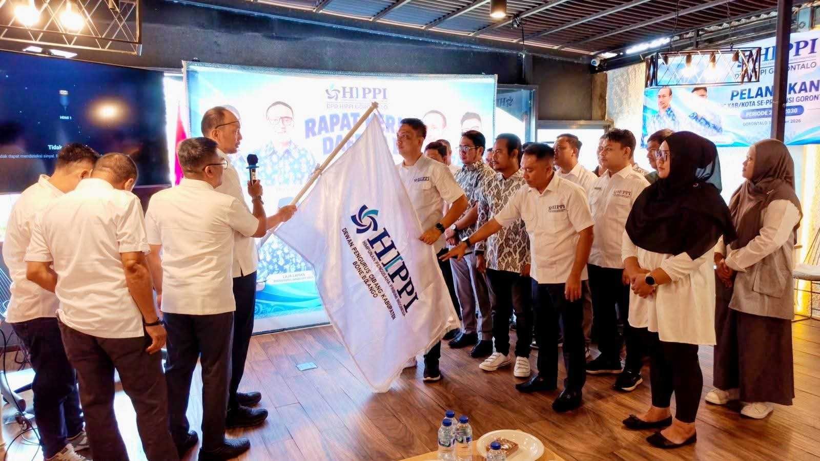 Kepengurusan Baru DPC HIPPI Kota Gorontalo Dilantik, Fokus Dorong UMKM dan Transformasi Digital