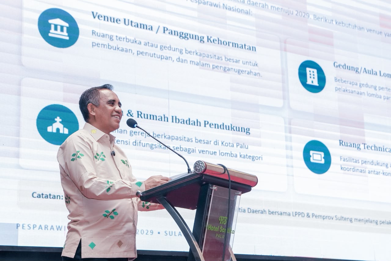 Pemprov Sulteng Siapkan Venue 50 Ribu Orang di Hutan Kota Palu untuk Pembukaan Pesparawi Nasional 2029