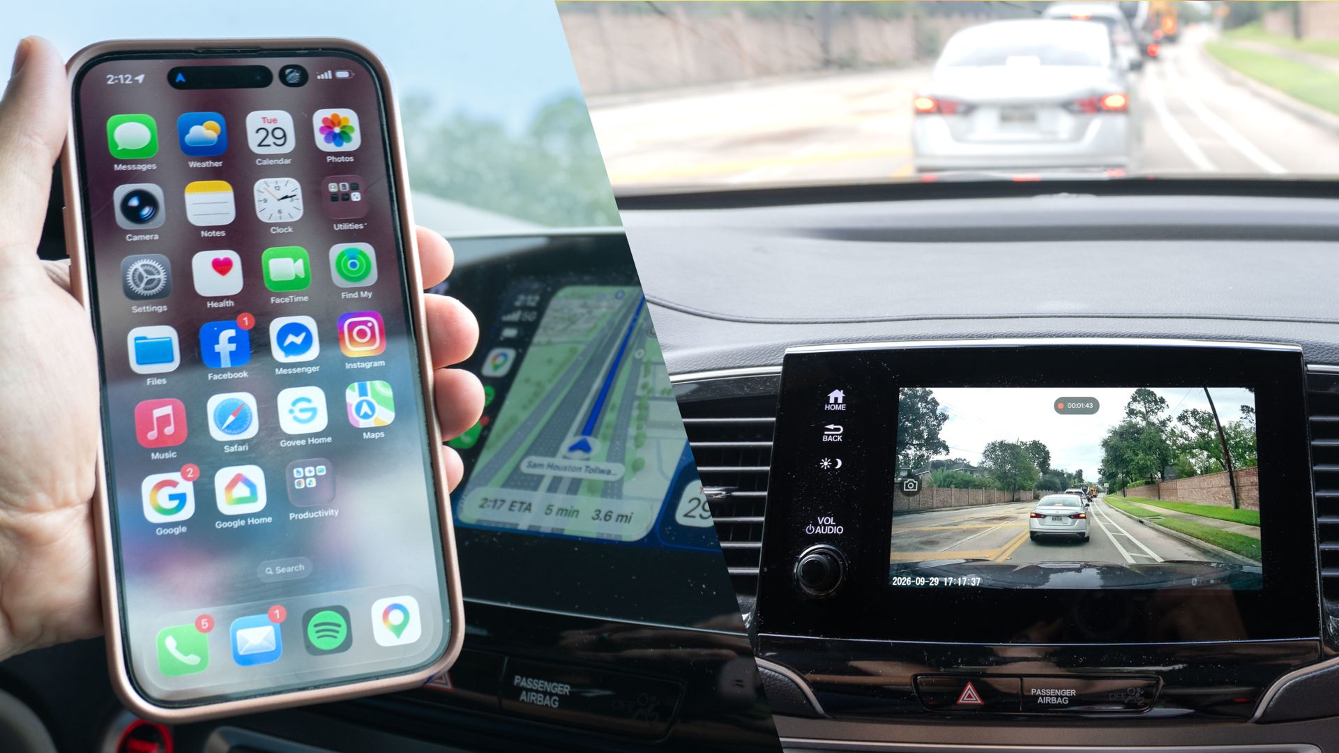Ottocast OttoSafe Cam: Dashcam 2-in-1 dengan Wireless CarPlay