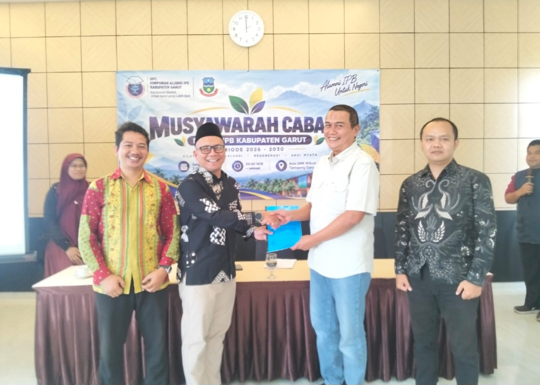 Kadis Pertanian Garut Pimpin Alumni IPB Lewat Aklamasi, Targetkan Organisasi Jadi Think Tank Kebijakan