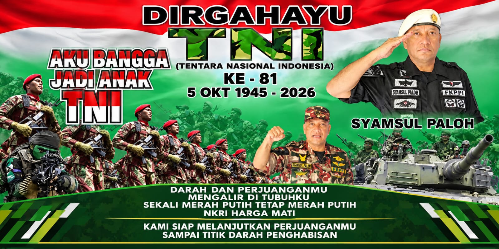 Ketua Dewan Penasehat KB FKPPI Kepri Syamsul Paloh Sebut TNI di Perbatasan Natuna-Karimun Garda Terdepan NKRI
