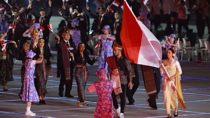 Upacara Penutupan Asian Games 2026 di Vidio, Indonesia Finis Peringkat 15