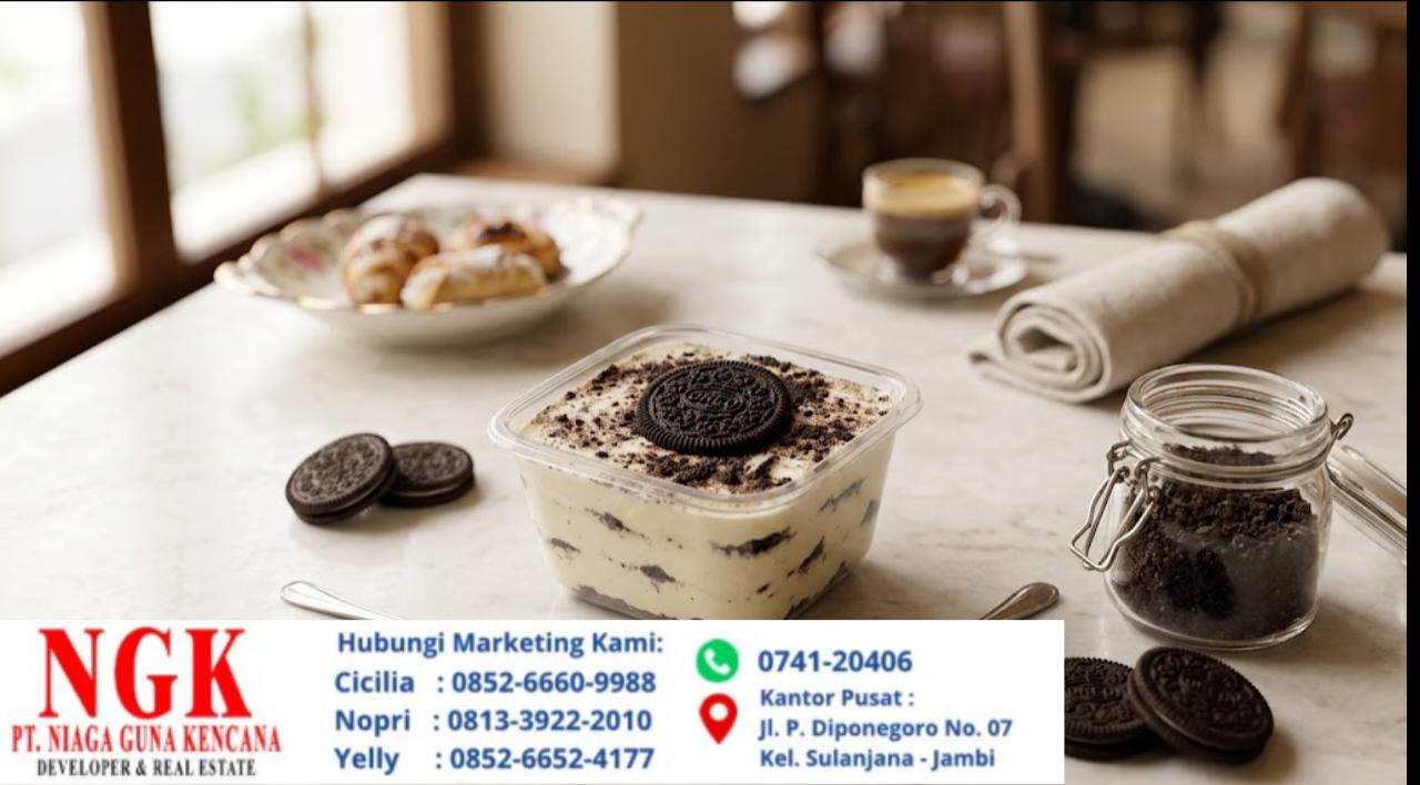 Resep Dessert Box Oreo Lumer Cuma 4 Bahan, Camilan Manis Tanpa Oven dan Mixer