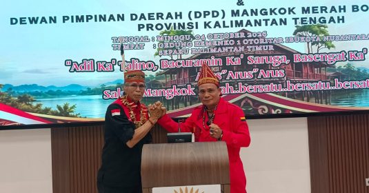Panglima MMBB Marselinus Mian Lantik Ketua DPD Kaltim di IKN, Basuki Hadimuljono Hadiri Langsung