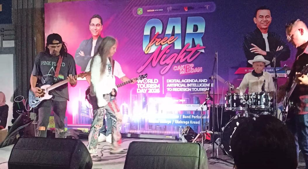 Car Free Night Kesawan Medan Digelar Dua Pekan Sekali, Warga dan UMKM Padati Jalan