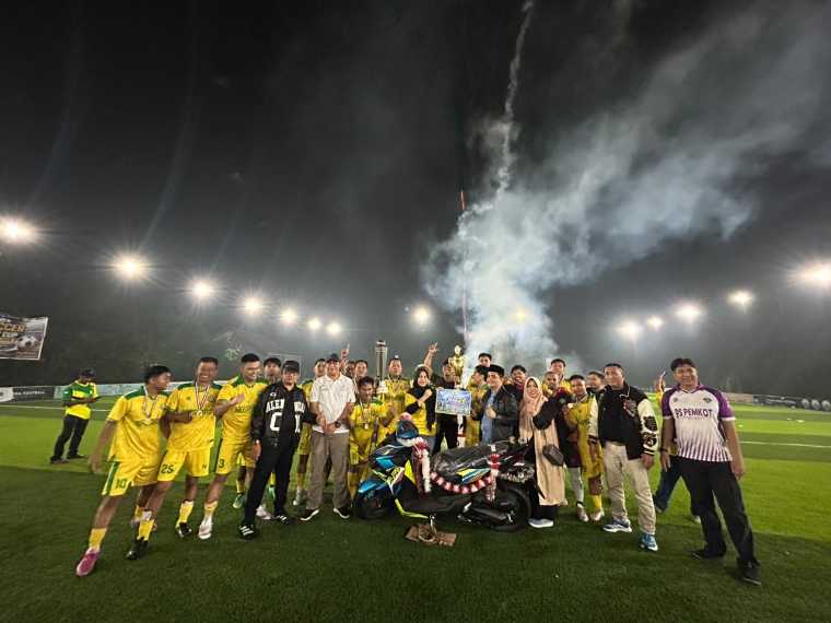 Wakil Wali Kota Pontianak Tutup Bahasan Cup Seri 2, Tanjung Hulu Juara usai Drama Adu Penalti