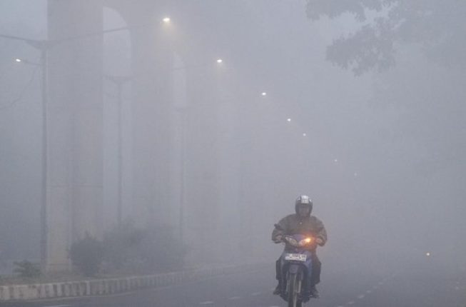 Kabut Asap Palembang Makin Pekat, 4 Titik Pantau Kualitas Udara Masuk Kategori Berbahaya