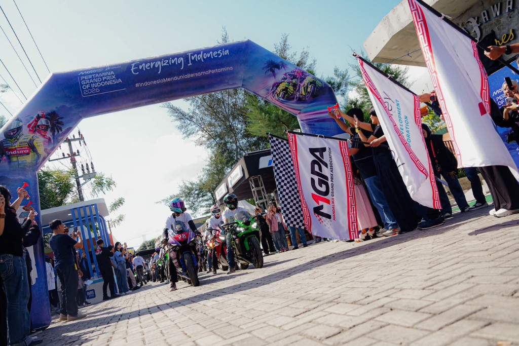 5 Hari Menuju MotoGP Mandalika 2026, 200 Komunitas Motor Mataram Gelar Watch Party