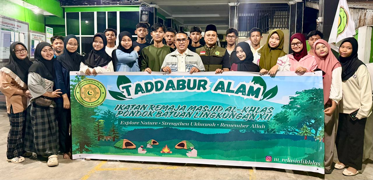 Puluhan Remaja Masjid Al Ikhlas Medan Ikuti Tadabbur Alam, Edison Ginting Pesan Jaga Ukhuwah dan Salat Lima Waktu