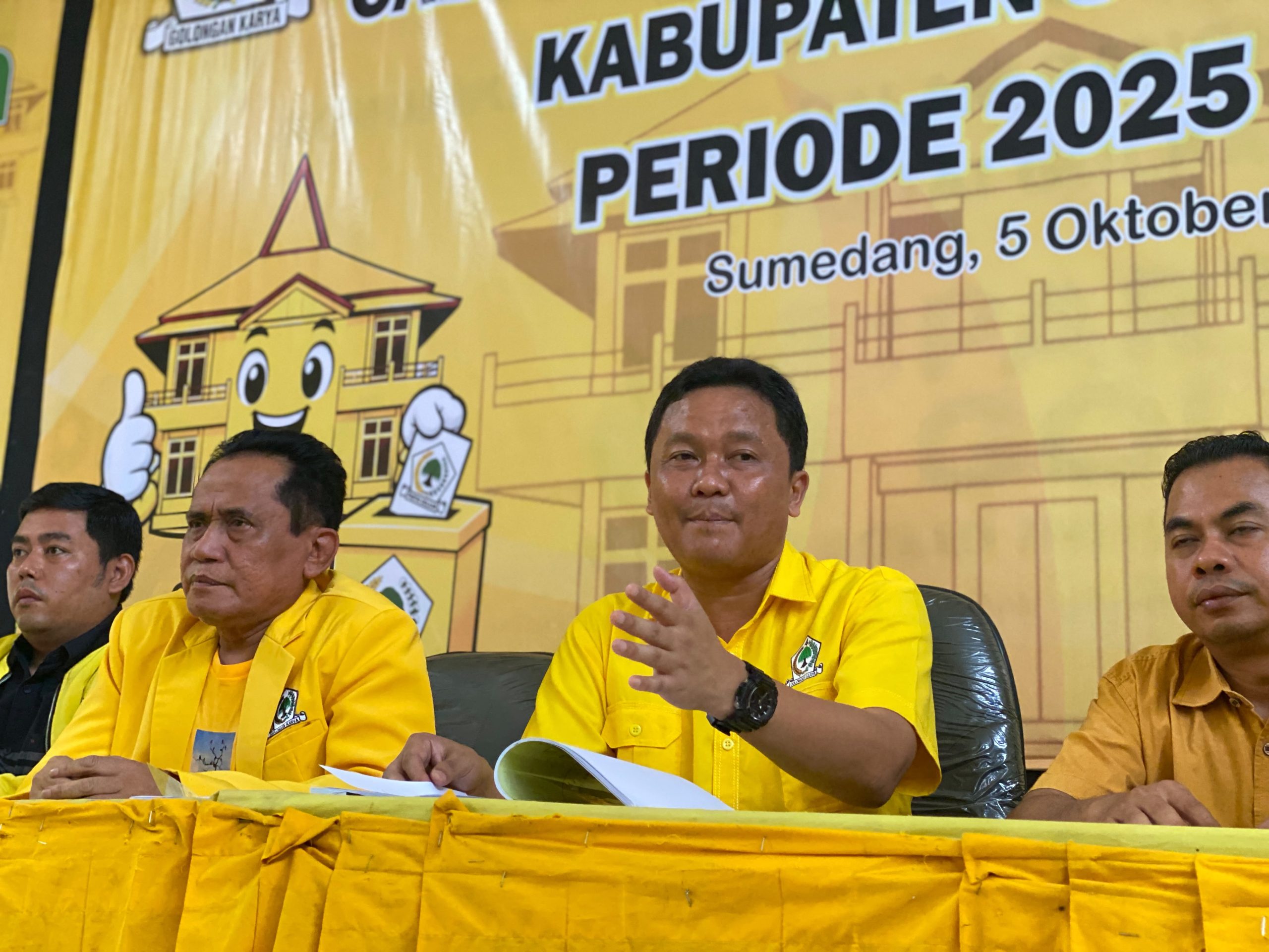 Golkar Sumedang Buka Pendaftaran Calon Ketua Musda XI, Kandidat dengan Dukungan 50 Persen Plus Satu Berpeluang Aklamasi