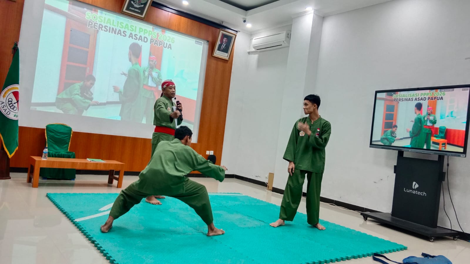 Pengprov PERSINAS ASAD Papua Sosialisasi Peraturan Pertandingan Pencak Silat Terbaru, Pesilat Jayapura dan Keerom Ikut Daring