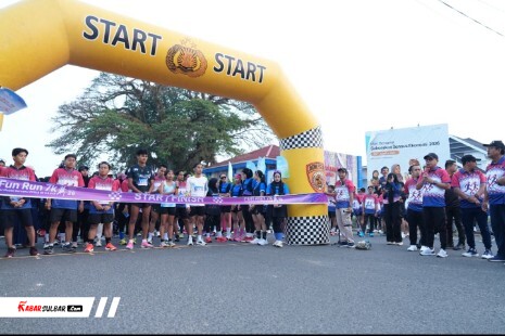 Fun Run PPNI dan IBI Sulbar Digelar di Mamuju, Sekda Junda Maulana Ajak Warga Galakkan Olahraga Lari