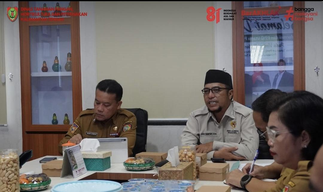 Dinas TPHP Kalteng Kejar Kualifikasi Informatif, Komisi Informasi Gelar Visitasi Lapangan PPID