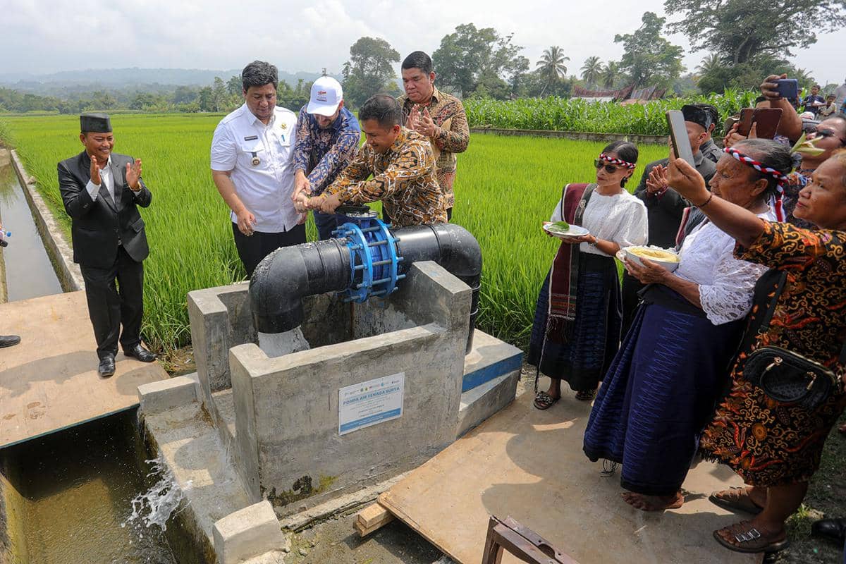 PATS Tenaga Surya Rp 5,7 Miliar di Samosir Mulai Beroperasi, 749 Petani dan 82 Hektare Sawah Terlayani