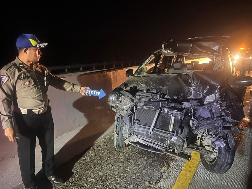 Truk Tronton Kabur Usai Tabrak Avanza di Tol Km 66 Sergai, Penumpang PNS Asal Madina Tewas