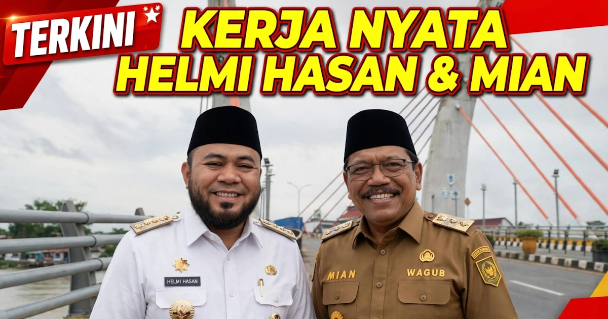 6 Keberhasilan Helmi-Mian Pimpin Bengkulu, dari Bantu Rakyat hingga Kepuasan Publik 81,2 Persen
