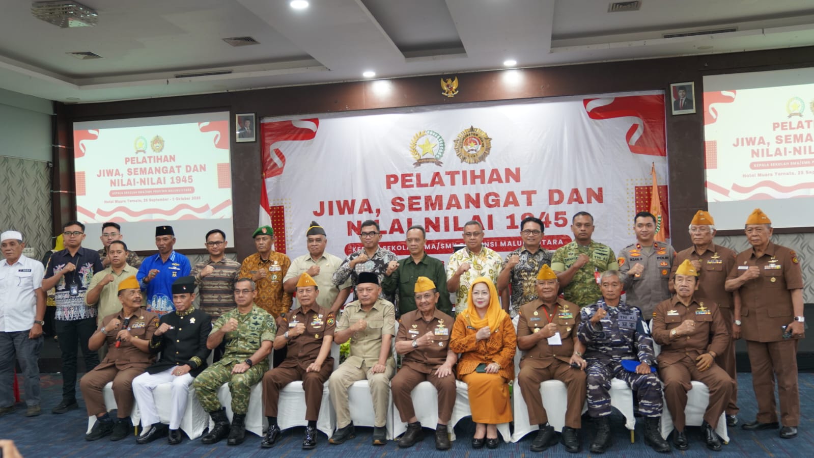 Wagub Malut Sarbin Sehe Tutup Pelatihan JSN 45, Minta Kepala Sekolah Tanamkan Nilai Pancasila ke Siswa