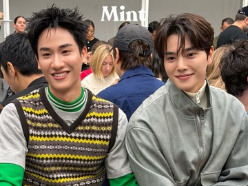 Tay Tawan Minta Maaf ke Song Kang Usai Duduk Sebelah di Show LOEWE