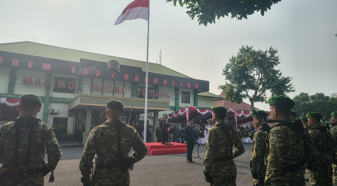 Danrem 152/Babullah Tegaskan Budaya PRIMA di HUT ke-81 TNI, Prajurit Diminta Responsif Hadapi Ancaman Ruang Informasi