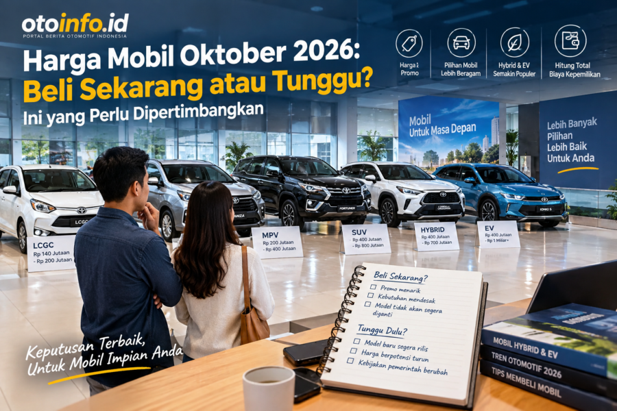 Harga Mobil Oktober 2026: Beli Sekarang atau Tunggu? Ini Pertimbangannya