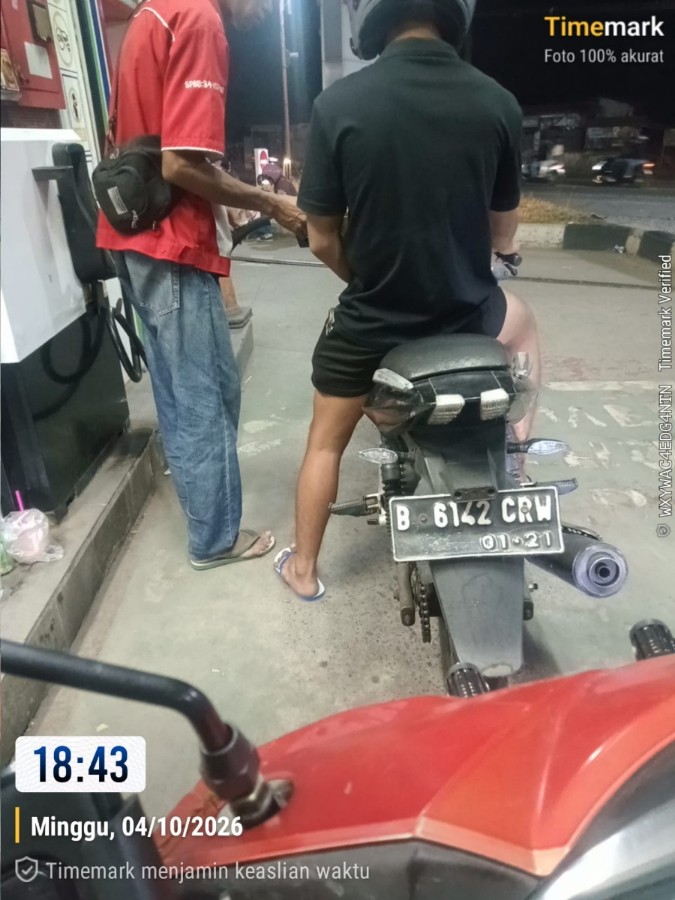 SPBU Balaraja Layani BBM Subsidi 21 Liter ke Motor, Diduga Langgar Aturan