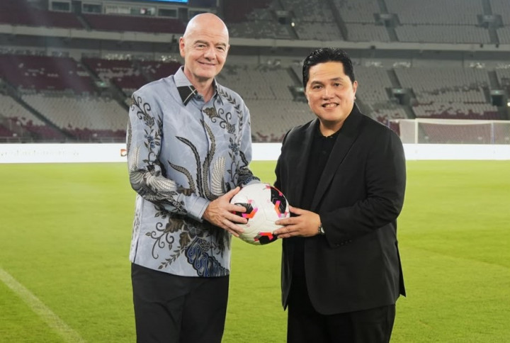 Infantino dan Erick Thohir Cek GBK Jelang Final ASEAN Cup 5 Oktober