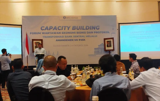 BI Jambi Latih 33 Wartawan Ekonomi Pahami Tugas Bank Sentral dan Amandemen UU P2SK
