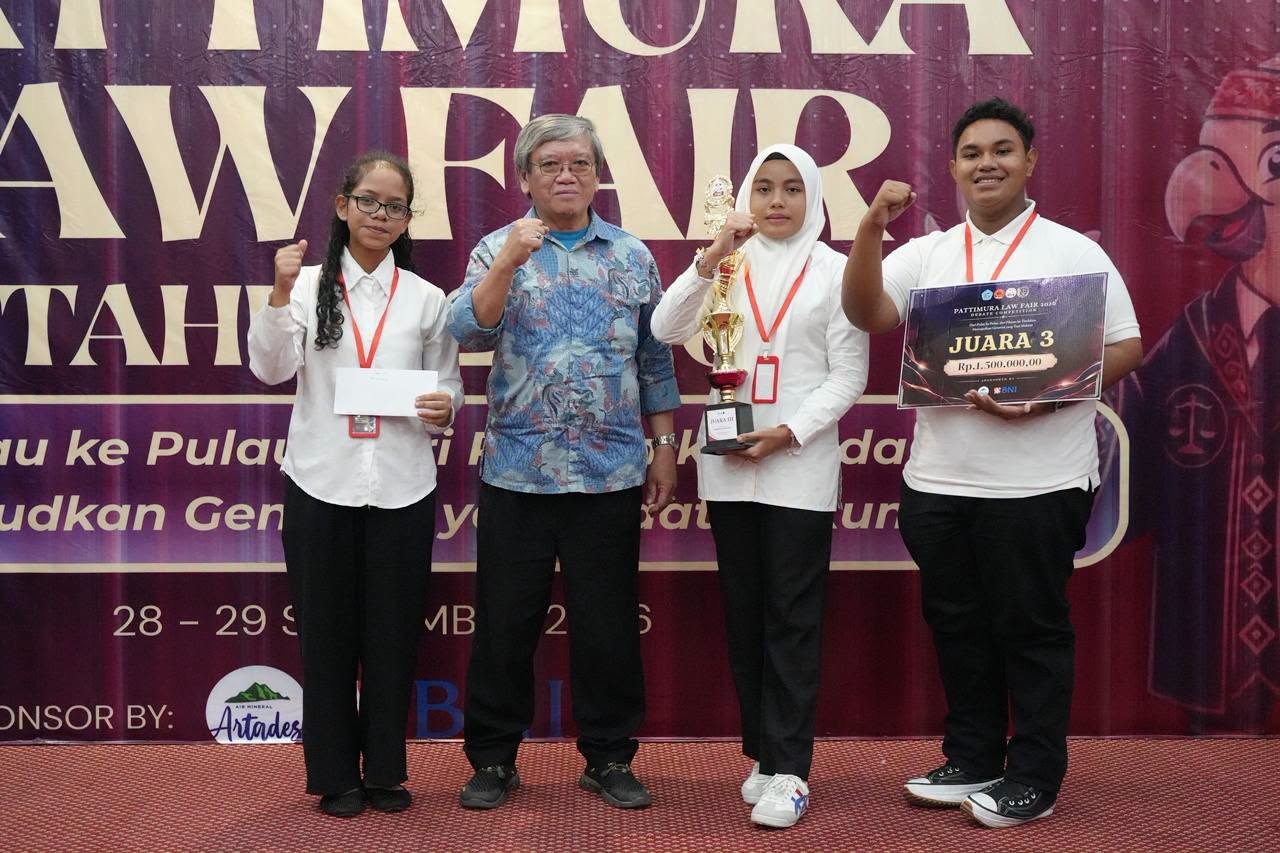 6 Sekolah Berebut Juara di Pattimura Law Fair 2026, Unpatti Dorong Pelajar Maluku Asah Argumentasi