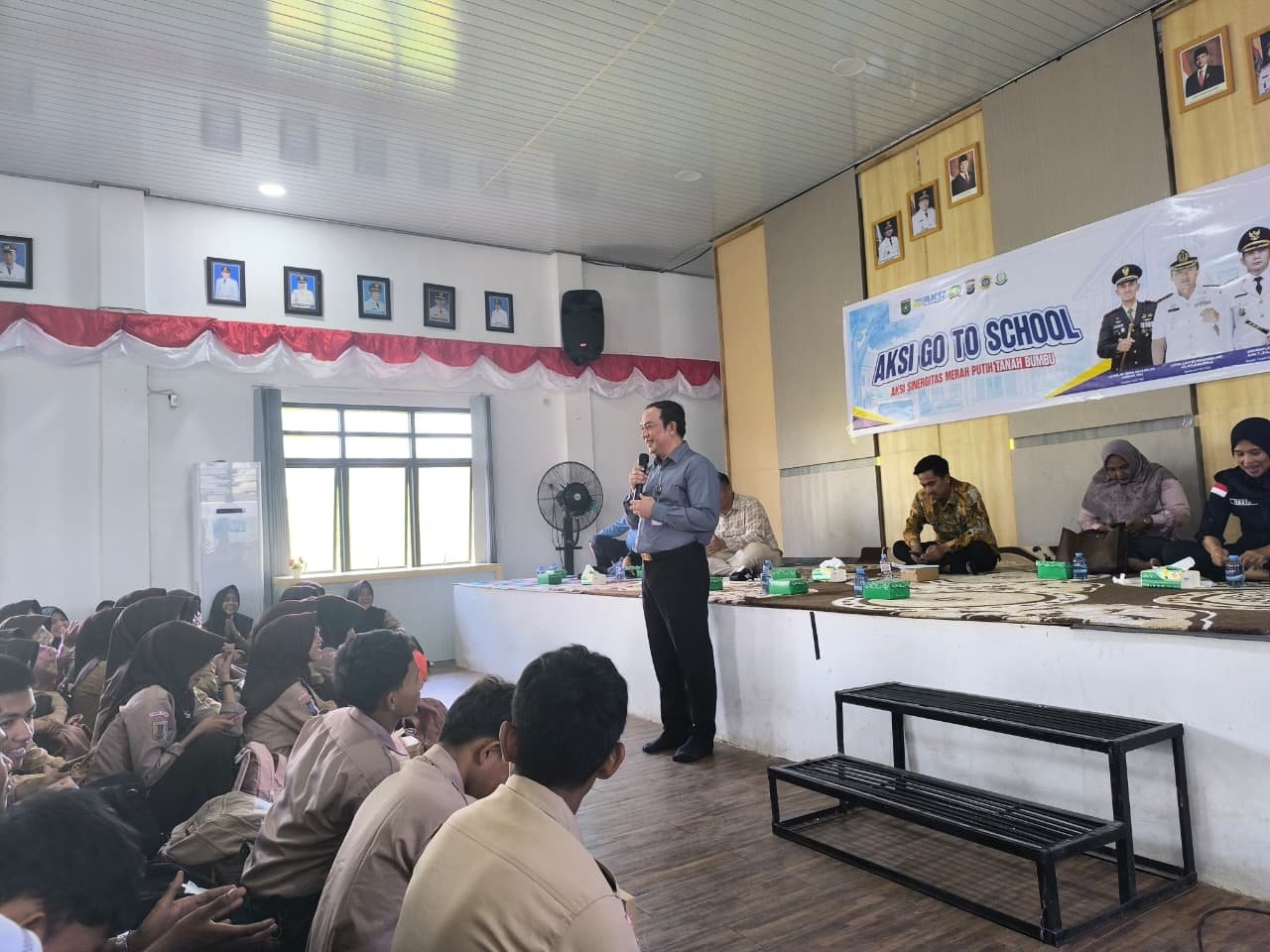 Ratusan Pelajar SLTA Tanah Bumbu Ikuti Aksi Go To School, Dapat Materi Pancasila hingga Pendidikan Politik