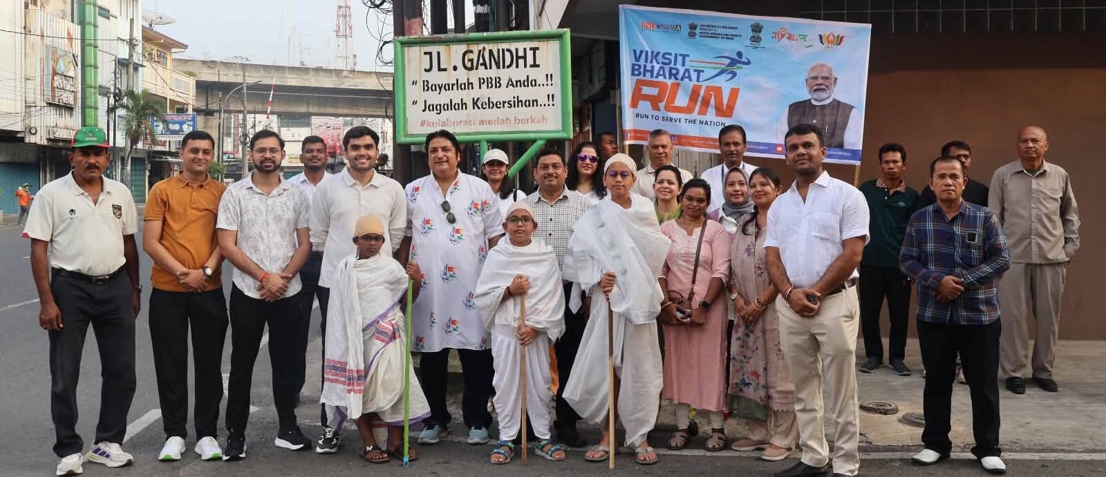 Konsulat Jenderal India di Medan Peringati Gandhi Jayanti 2026 Lewat Peace March dan Program Kebudayaan