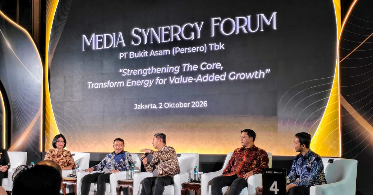 PTBA Ajukan Rencana Produksi Batu Bara 2027, Target 2026 Capai 49,5 Juta Ton