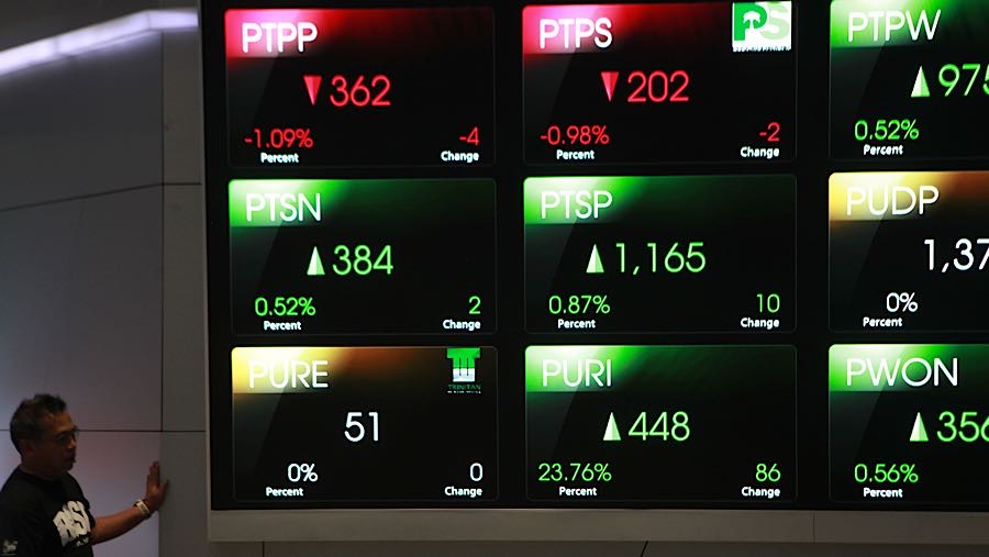 IHSG Melemah 0,43% ke 6.038, Asing Net Sell Rp 1,5 Triliun di Awal Oktober