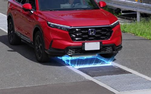 Honda Uji Pengisian Daya Nirkabel Mobil Listrik Saat Melaju di Jepang 2027