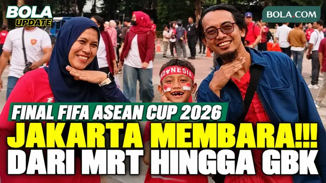 Jakarta Membara Jelang Final FIFA ASEAN Cup 2026, Suporter Serbu GBK dari MRT