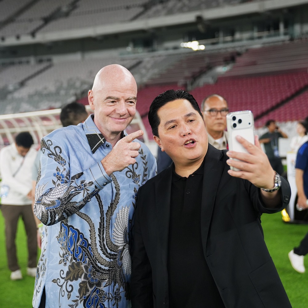 Presiden FIFA Cek SUGBK Jelang Final Indonesia vs Thailand
