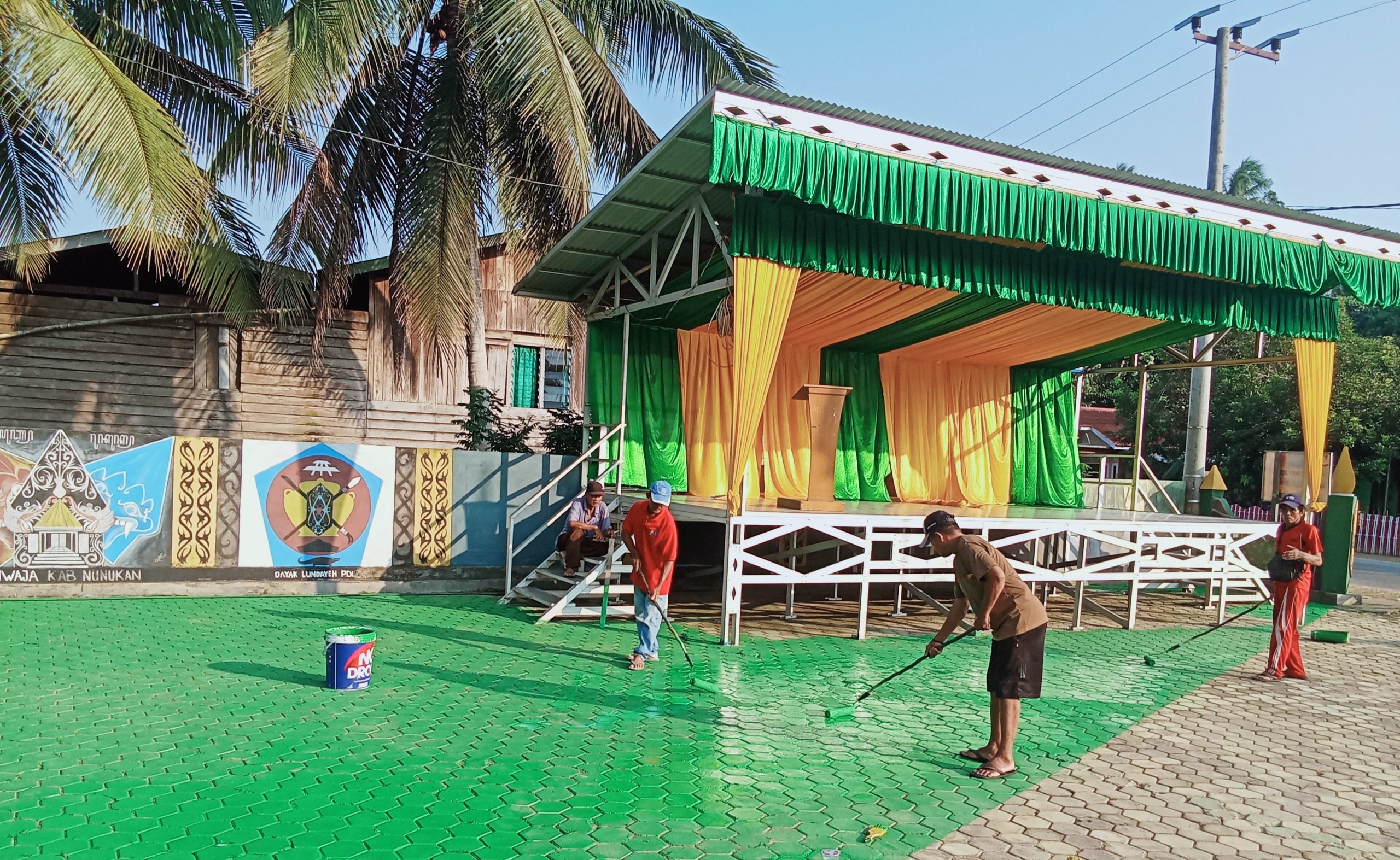 Persiapan 80 Persen, 58 Rumah Warga Binusan Nunukan Disiapkan Tampung Tamu Kegiatan Budaya Tidung