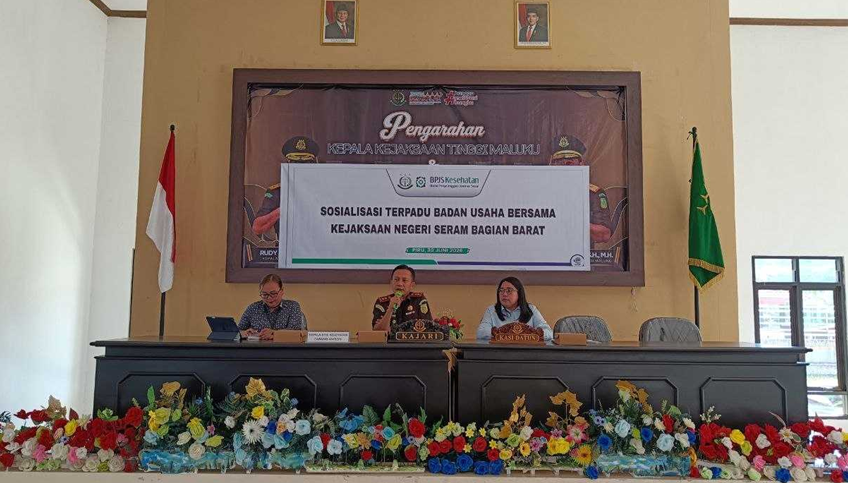 BPJS Kesehatan dan Kejari Seram Bagian Barat Sosialisasi 3 Poin Kewajiban Badan Usaha Daftarkan Pekerja ke JKN