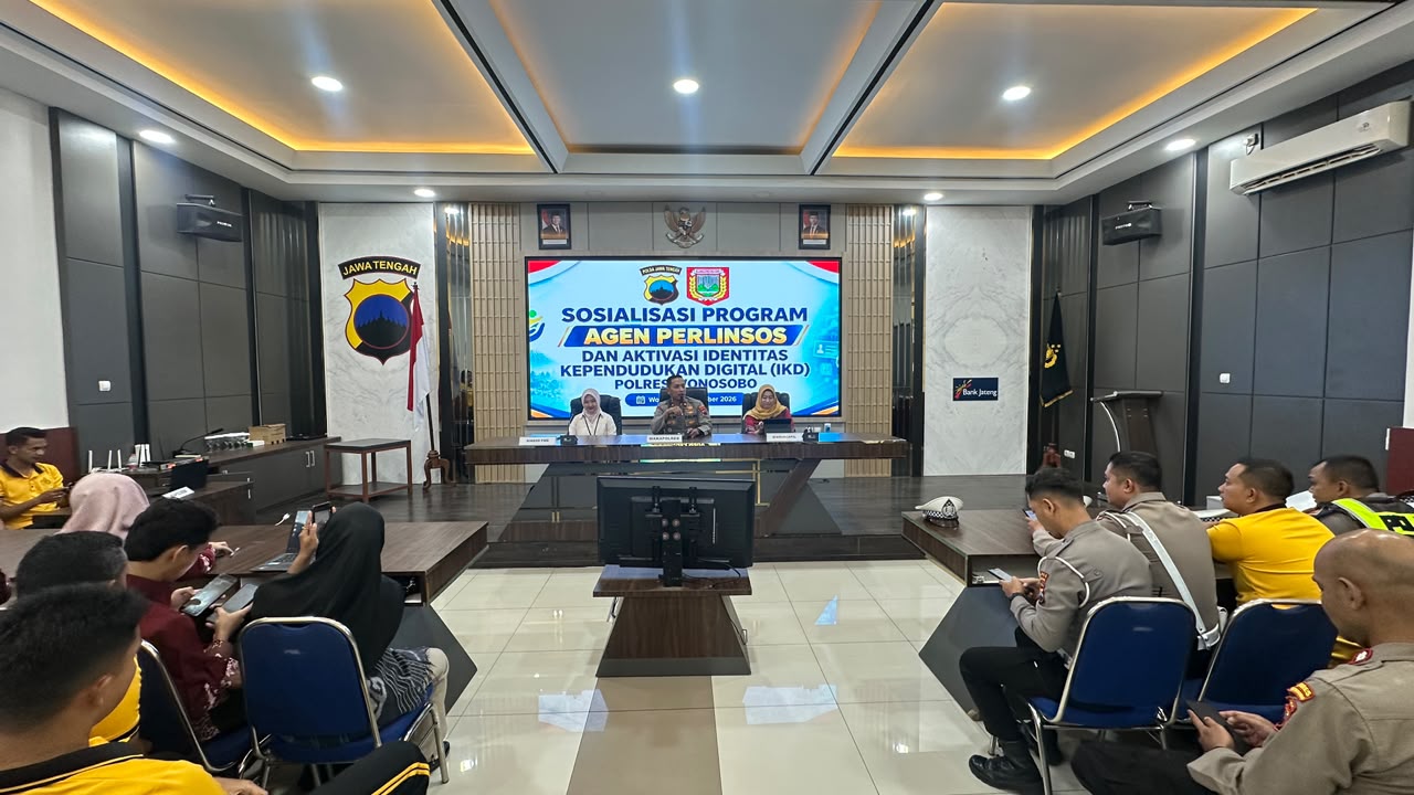 Polres Wonosobo Fasilitasi Aktivasi IKD dan Sosialisasi Agen Perlinsos bagi Personel